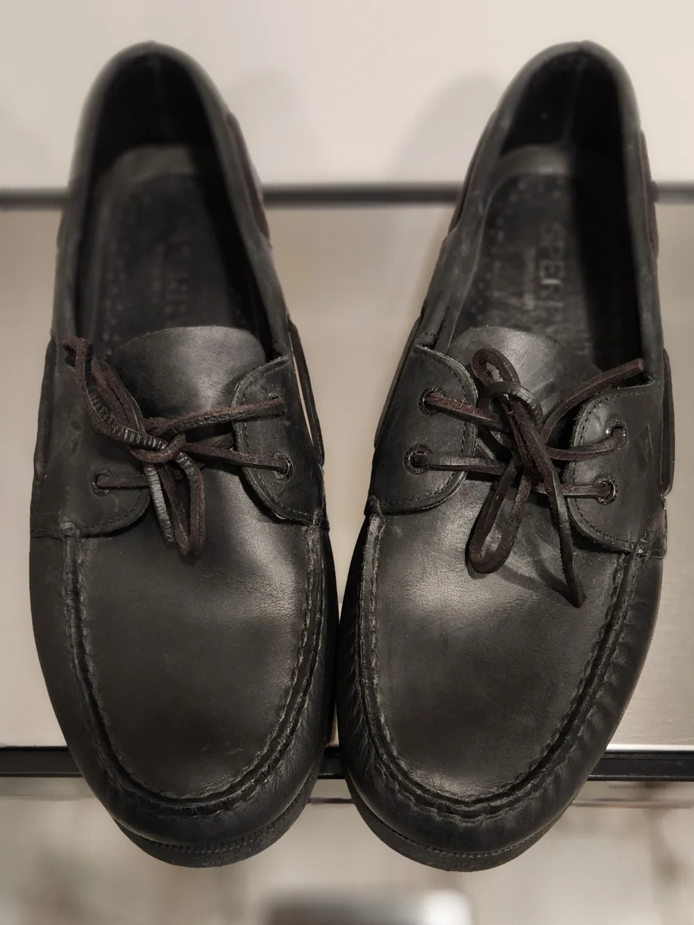 Sperry Men's Black Boat Shoes – Size 13 – Like New